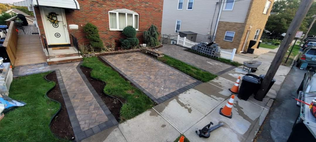 Paver Walk & Driveway Apron